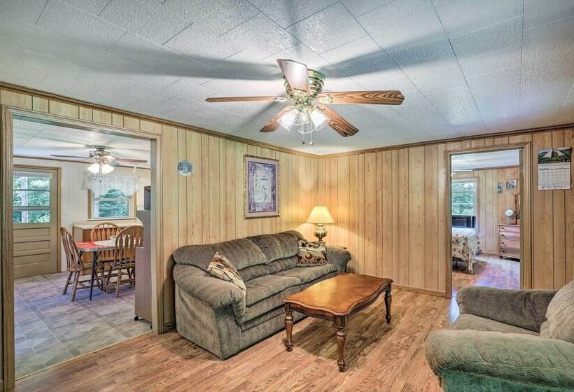 Porch & On Site Creek: Marshall Cabin Retreat