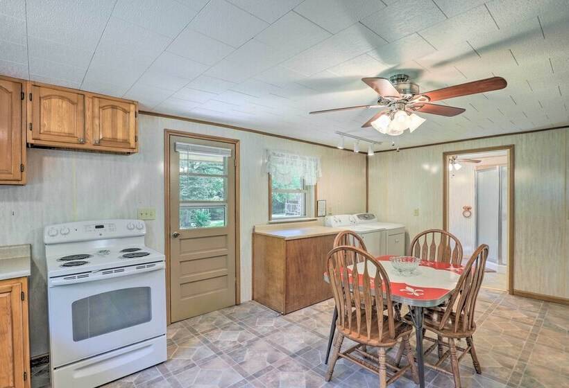 Porch & On Site Creek: Marshall Cabin Retreat