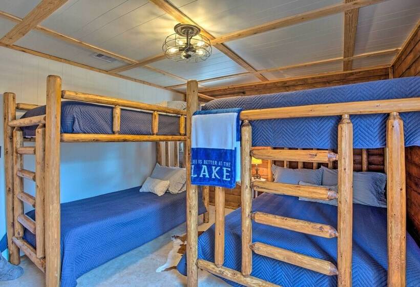 Chic Lakefront Cabin W/ Dock & Bluff Creek Views!