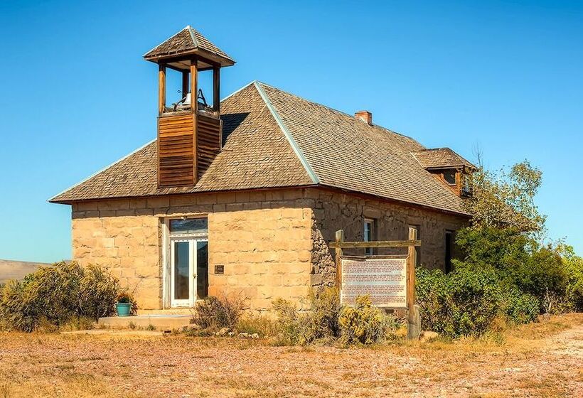 Converted Historic Schoolhouse W/ Hot Tub & Views!