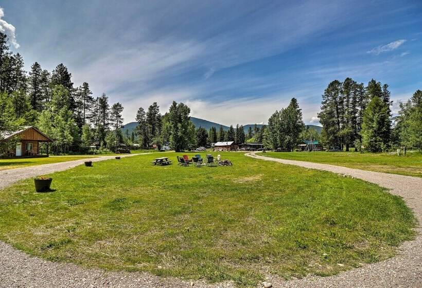 Cozy Cabin W/ Fire Pit & Bbq: 7mi To West Glacier!