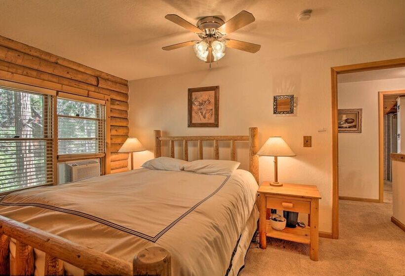 5 Mi To Hiking: Custom Cabin W/ Deck In Arnold!