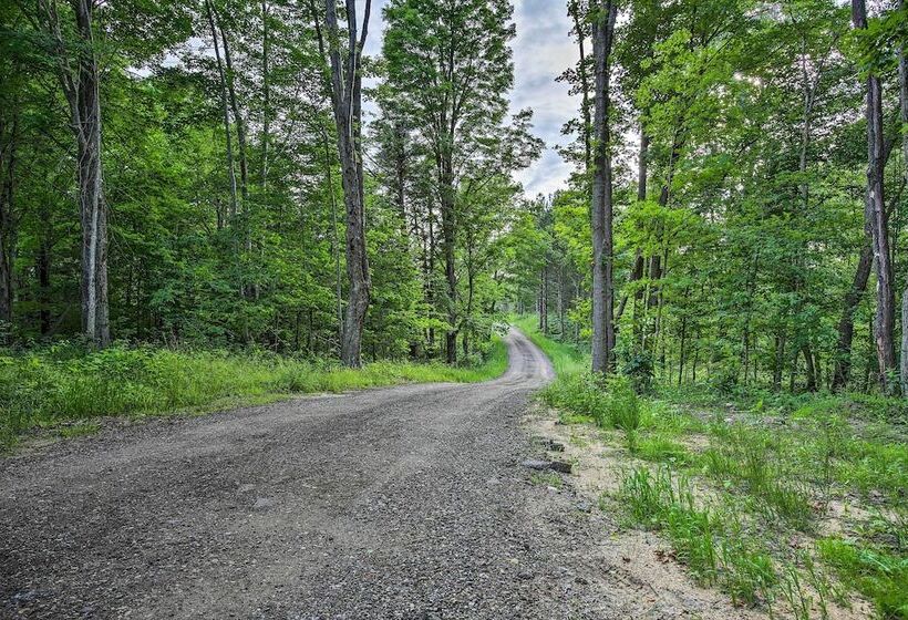 Custom Log Cabin W/ Deck & 45 Acres By Pine River!