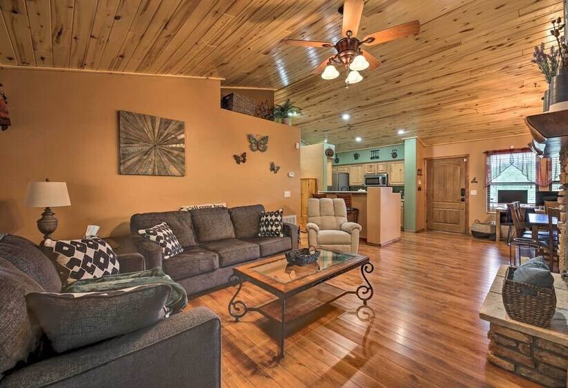 3 Mi To Fool Hollow Lake: Cozy Cabin W/ Deck