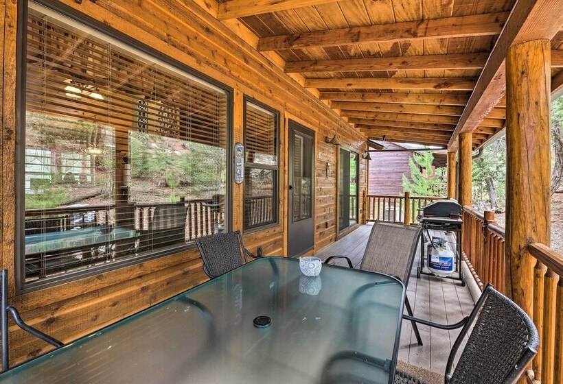 3 Mi To Fool Hollow Lake: Cozy Cabin W/ Deck