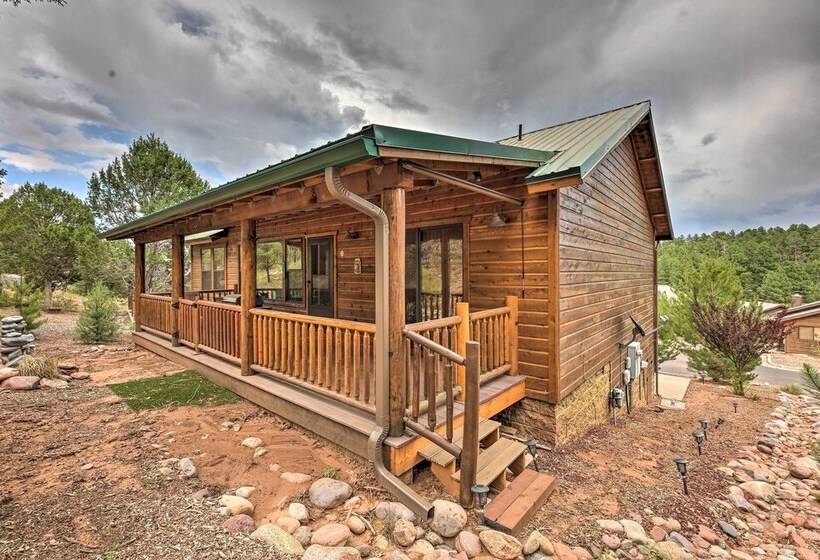 3 Mi To Fool Hollow Lake: Cozy Cabin W/ Deck