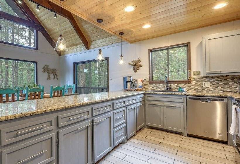 Deluxe A Frame Home W/ Game Room & Deck!