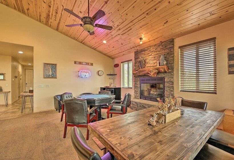 Dog Friendly Show Low Cabin W/ Deck & Views!