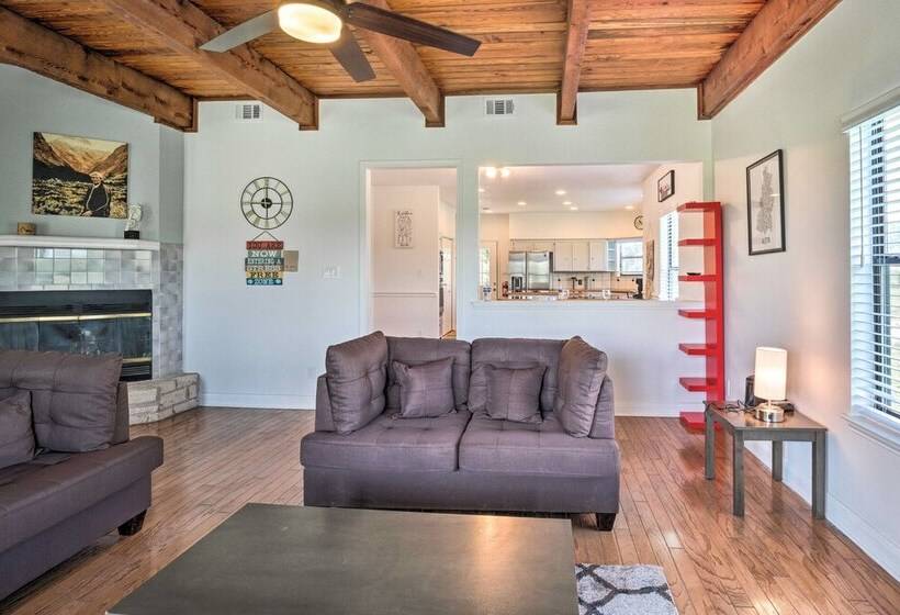 Gingerland Ranch In Del Valle: Game Room & Porch