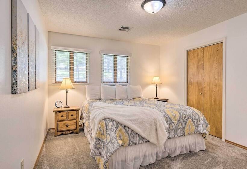 Grand Rogers Lake Home W/ Game Room & Scenic Views