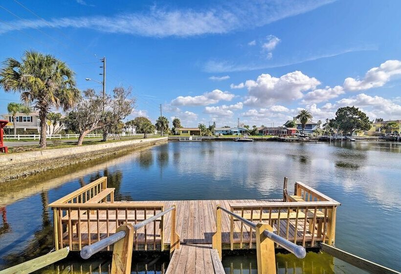 Hudson Home W/ Boat Dock: Walk To Gulf Of Mexico!