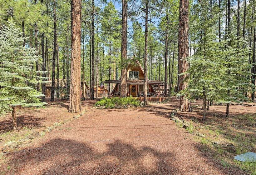 A Frame Pinetop Lakeside Cabin Under The Pines!