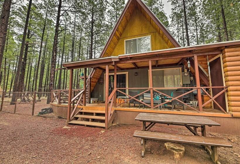 A Frame Pinetop Lakeside Cabin Under The Pines!