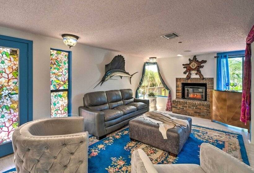 Beachfront Home On Gulf Of Mexico W/ Indoor Pool