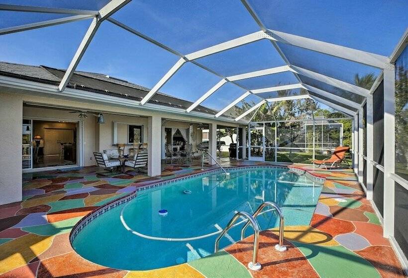 Luxury Cape Coral Home W/ Pool & Canal Views