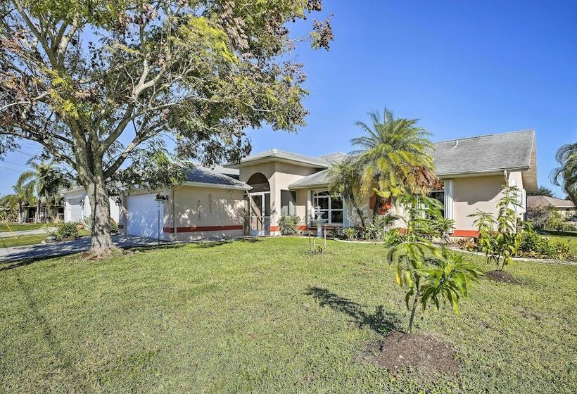 Luxury Cape Coral Home W/ Pool & Canal Views