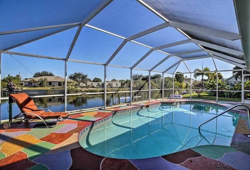 Luxury Cape Coral Home W/ Pool & Canal Views