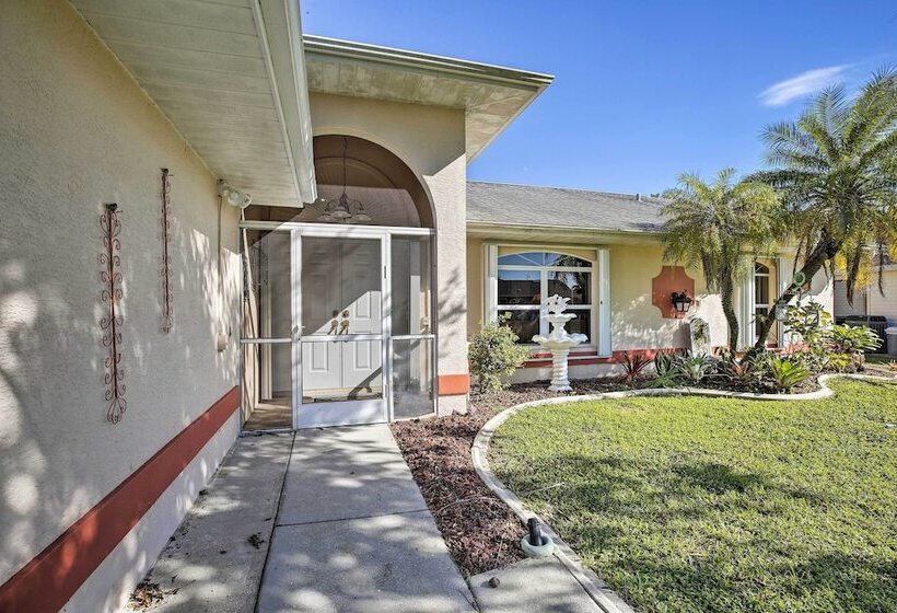 Luxury Cape Coral Home W/ Pool & Canal Views