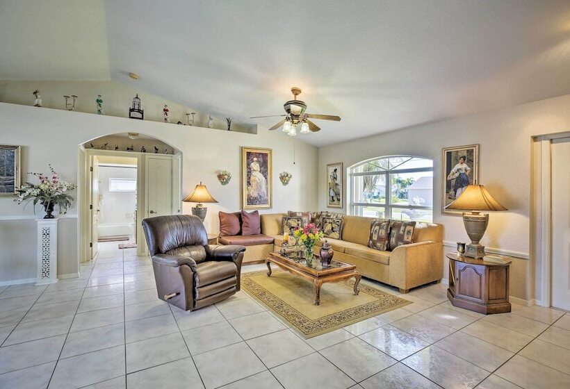 Luxury Cape Coral Home W/ Pool & Canal Views