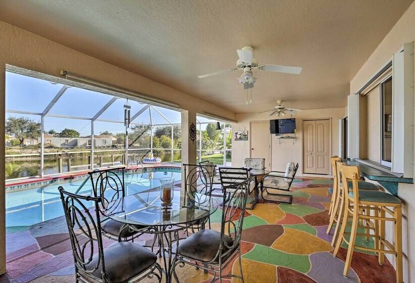 Luxury Cape Coral Home W/ Pool & Canal Views