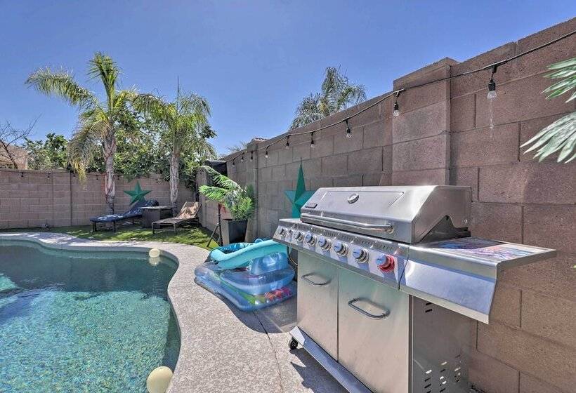 Luxe Gilbert Retreat W/ Private Pool & Game Room!
