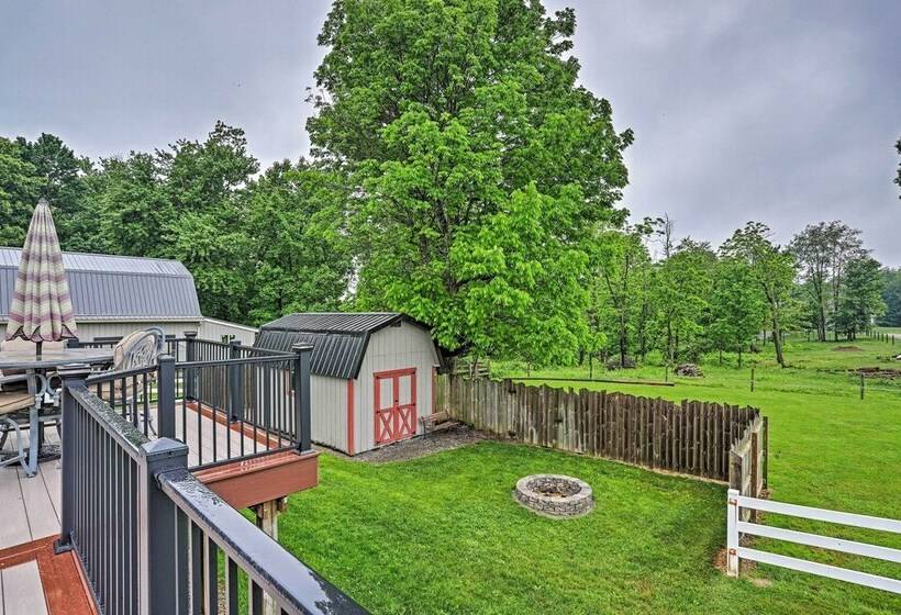 Millersburg Home W/ Covered Porch & Fire Pit!