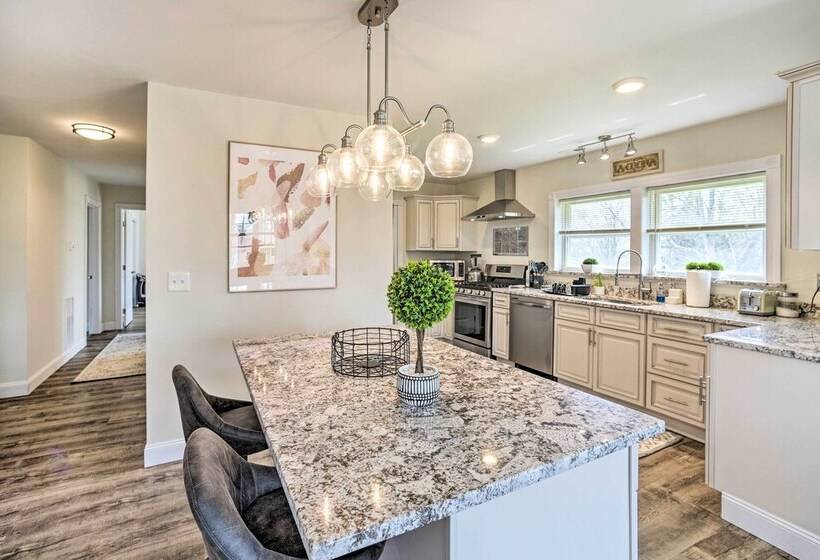 Modern Chic Athens Home   Fish, Ski & Swim!