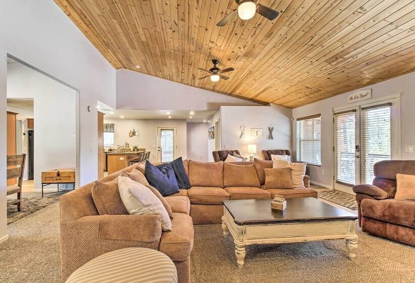 Modern Show Low Cabin Retreat W/ Deck & Grill