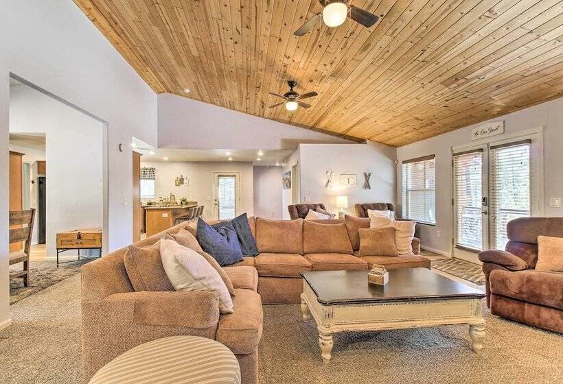 Modern Show Low Cabin Retreat W/ Deck & Grill