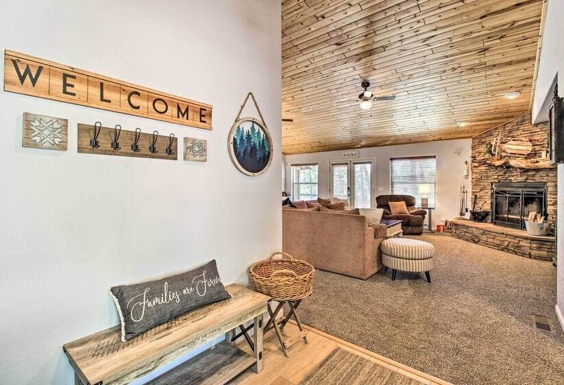 Modern Show Low Cabin Retreat W/ Deck & Grill