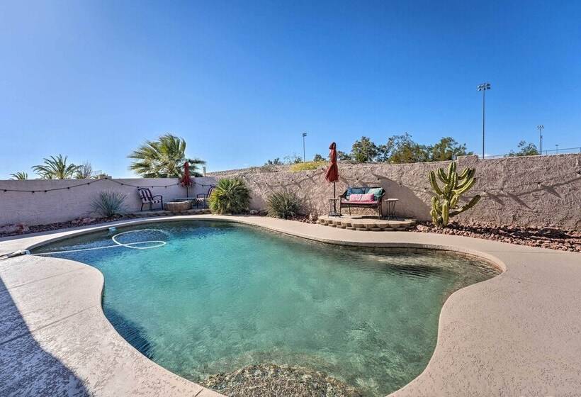 On Lake Time Haus Havasu Home W/ Pool!
