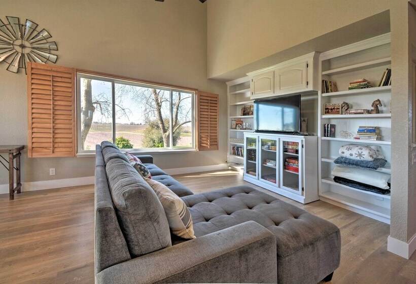 Picturesque Farmhouse On Working Almond Ranch