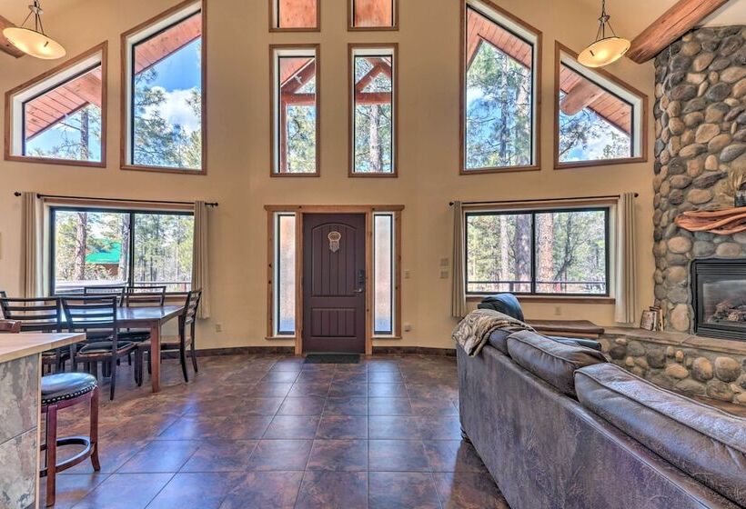 Home On 1 Acre W/ Wraparound Deck In Lakeside!