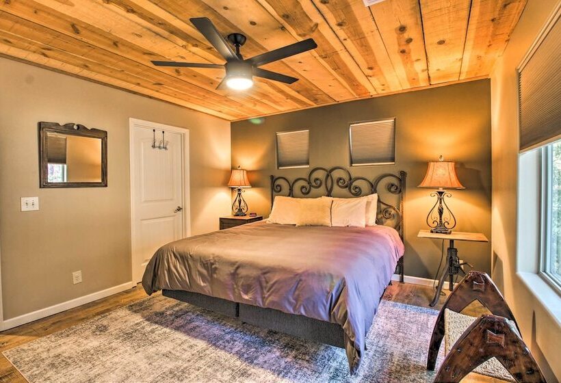 1 Mi To Rainbow Lake: Newly Built & Woodsy Retreat