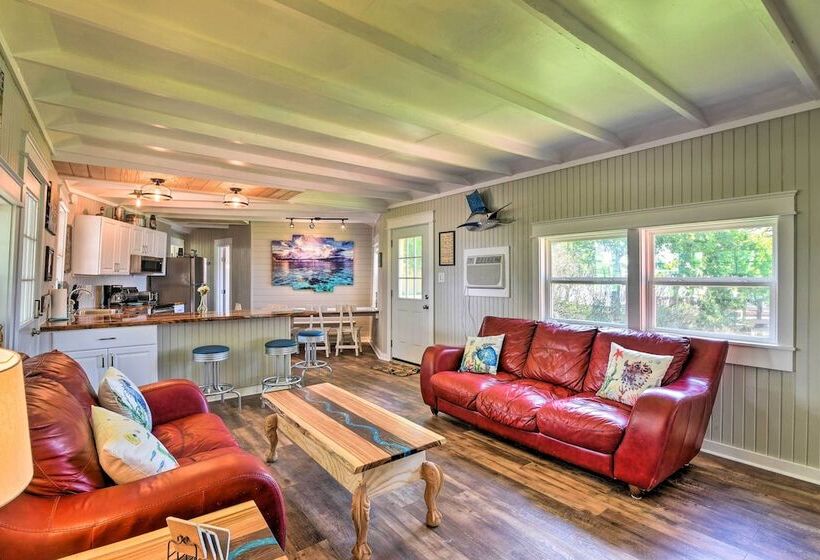 Renovated Sargent Cabin W/ Furnished Deck & Dock!