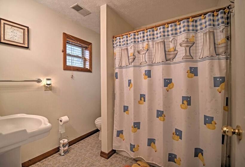 Riverfront Elkins Home W/ Fireplace & Deck!