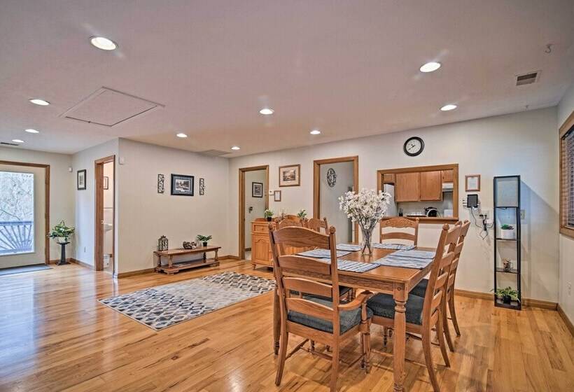 Riverfront Elkins Home W/ Fireplace & Deck!