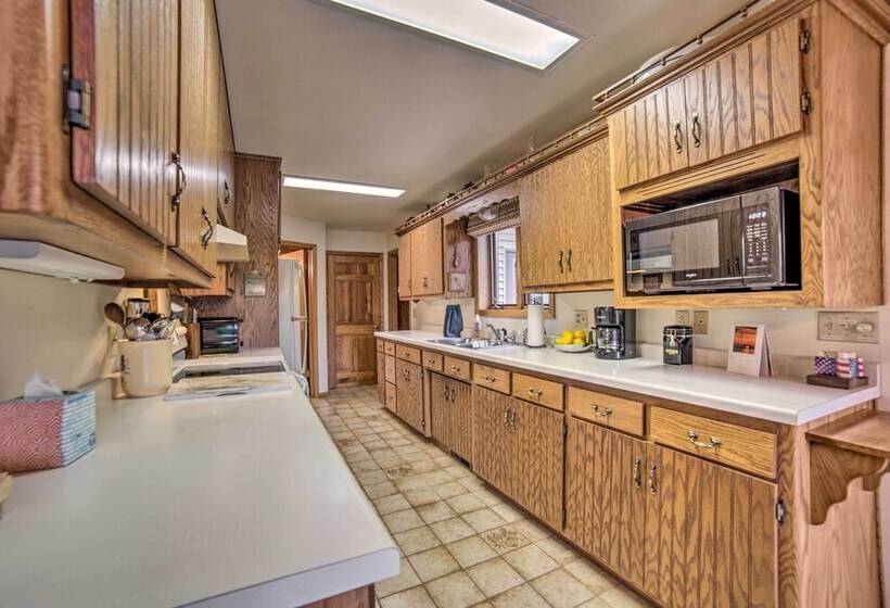 Riverfront Oconto Cabin W/ Fire Pit & Yard!