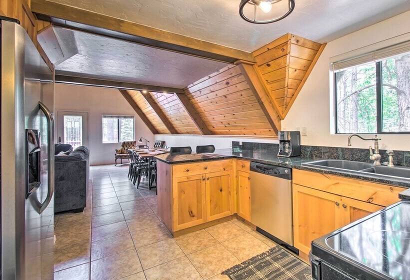 Rustic Pinetop A Frame Hike & Golf Nearby!