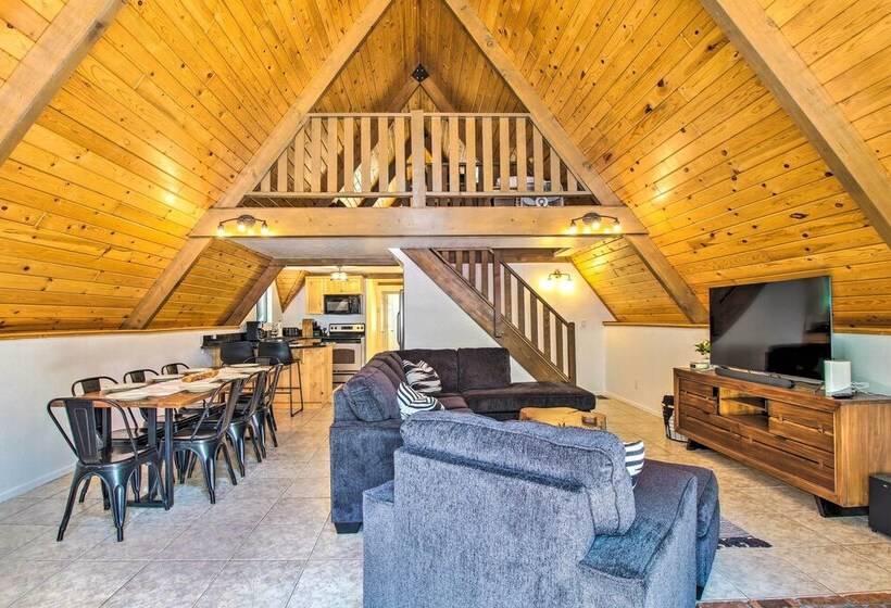 Rustic Pinetop A Frame Hike & Golf Nearby!