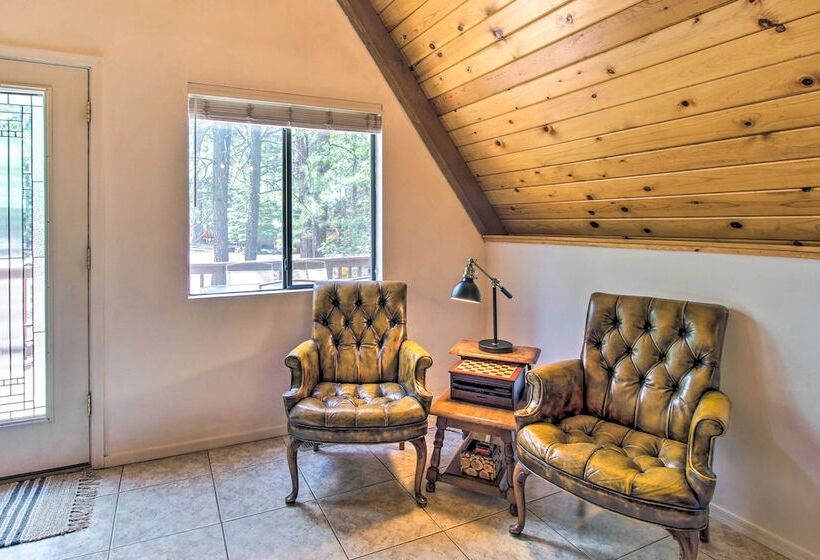 Rustic Pinetop A Frame Hike & Golf Nearby!
