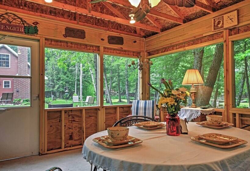 Secluded Birnamwood Cottage W/ Deck & River Views!