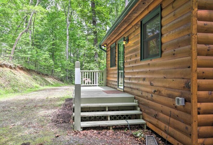 Fire Pit & Forest Views: Secluded Murphy Cabin!