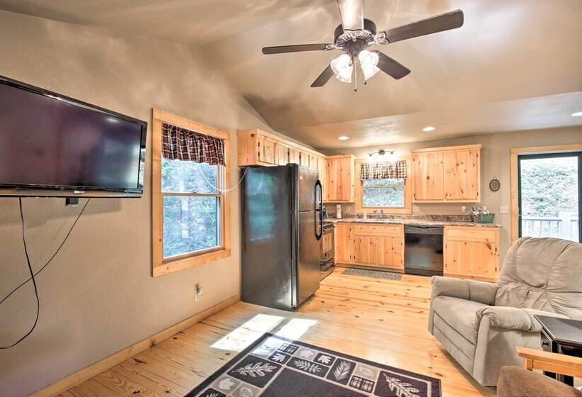 Fire Pit & Forest Views: Secluded Murphy Cabin!