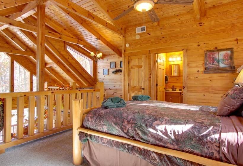 Secluded Smoky Mountain Cabin W/ Wraparound Deck!