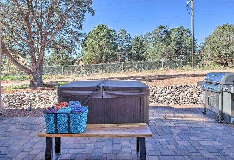 Sedona Sanctuary W/ Hot Tub, Fire Pit & Grill