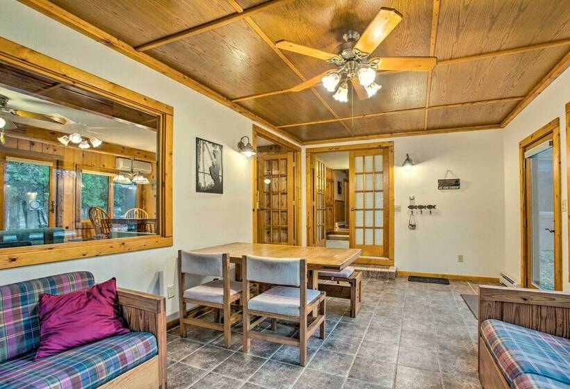 Riverfront Manton Cabin W/ Pool Table & Fire Pit!