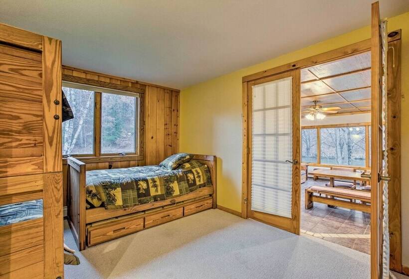 Riverfront Manton Cabin W/ Pool Table & Fire Pit!