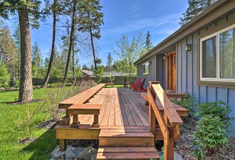 Spacious Whitefish Getaway: Hike, Ski, Bike & More