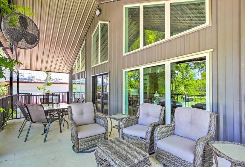 Outdoor Entertainment Space: Home In Mcqueeney
